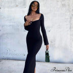 Warm Thick Party Long Dresses