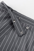 Striped Suit Blazer Two Piece Set