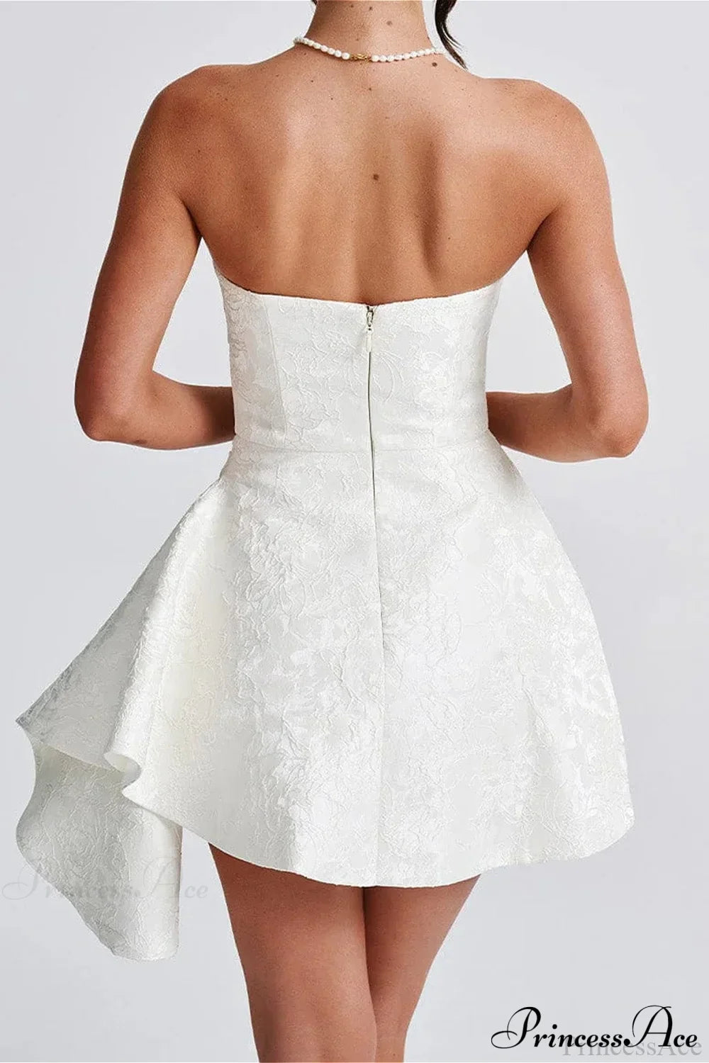 Fitted Strapless Party Dress