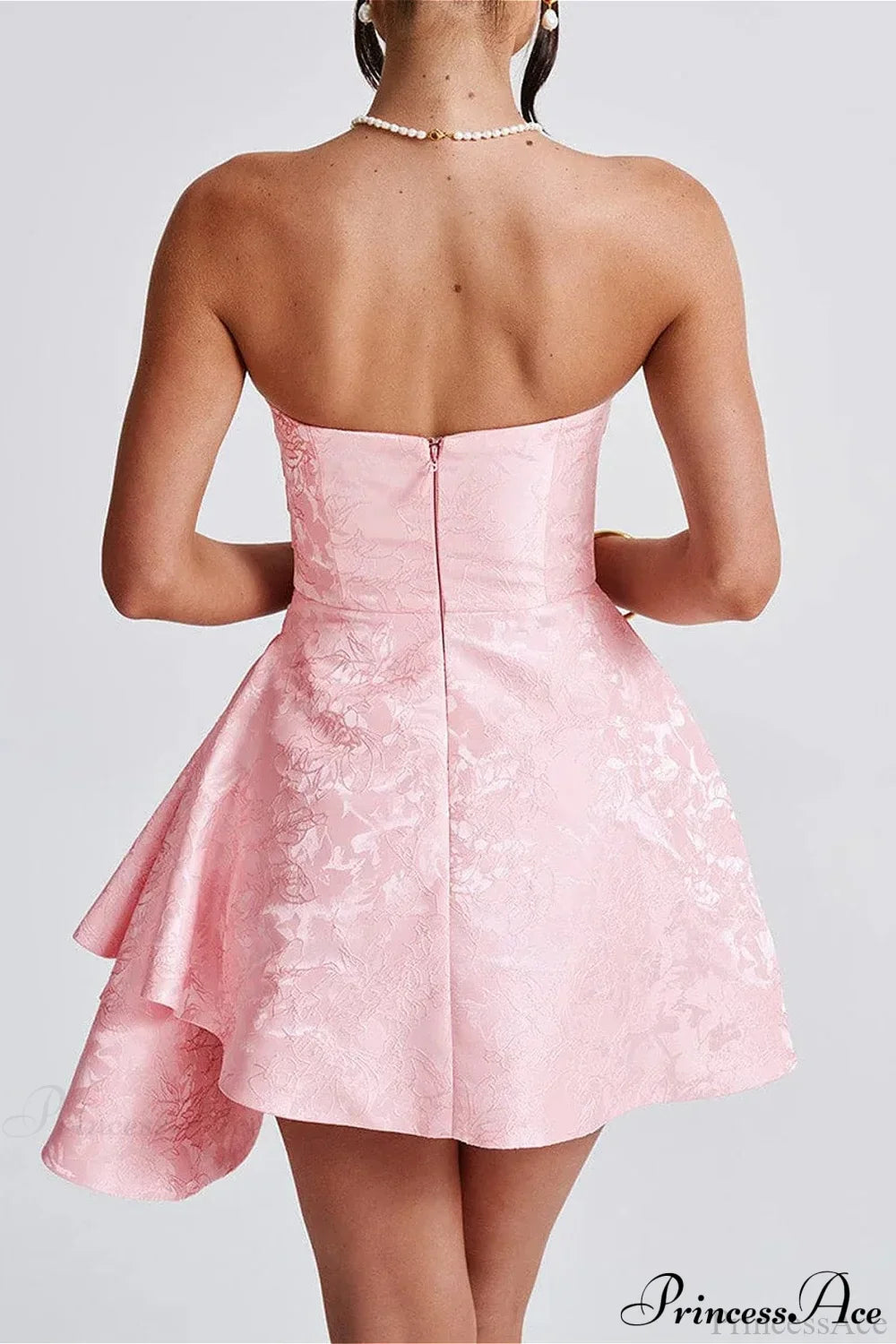 Fitted Strapless Party Dress