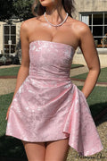 Fitted Strapless Party Dress