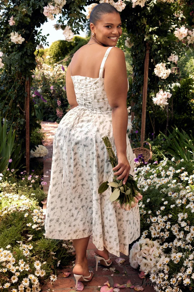 Floral Elegant Print Sundress
