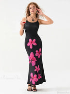 Floral Spaghetti Straps Sleeveless Slip Dress