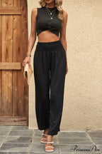Front And Pants Tank Twist Set