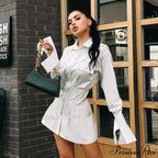 Gaby Elegant Shirt Dress