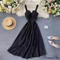Gown Spaghetti Backless V Women Neck Tank Full-Length Robe Party Strap Long Dresses Festive Warm-Season Vestidos