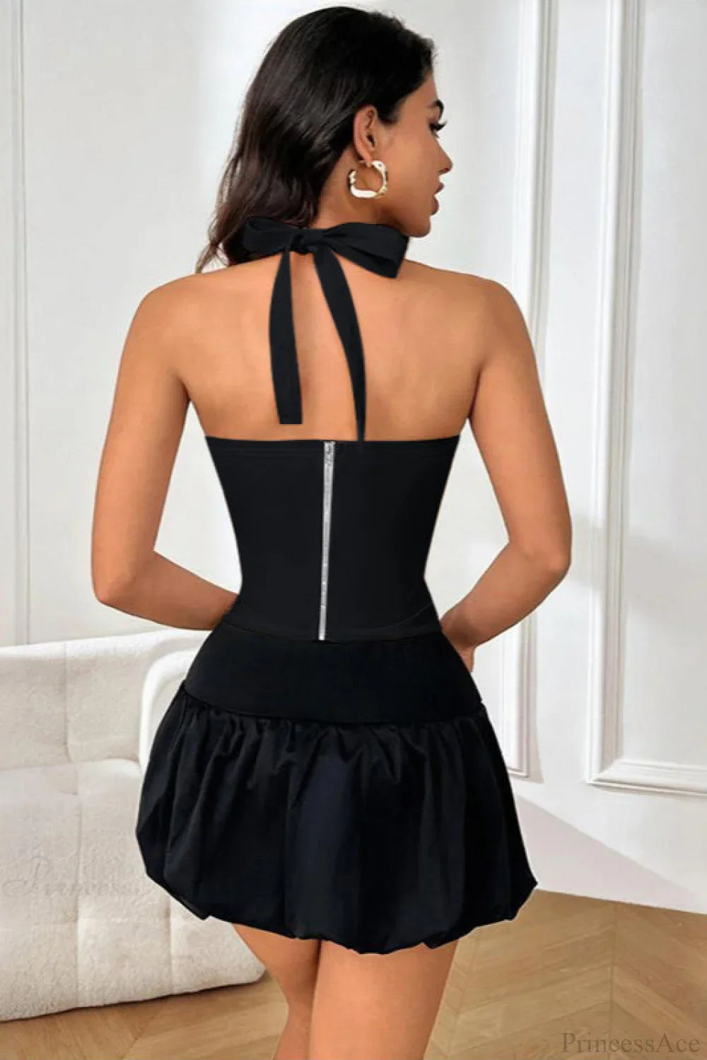 Halter Camisole Slim Crop Corset