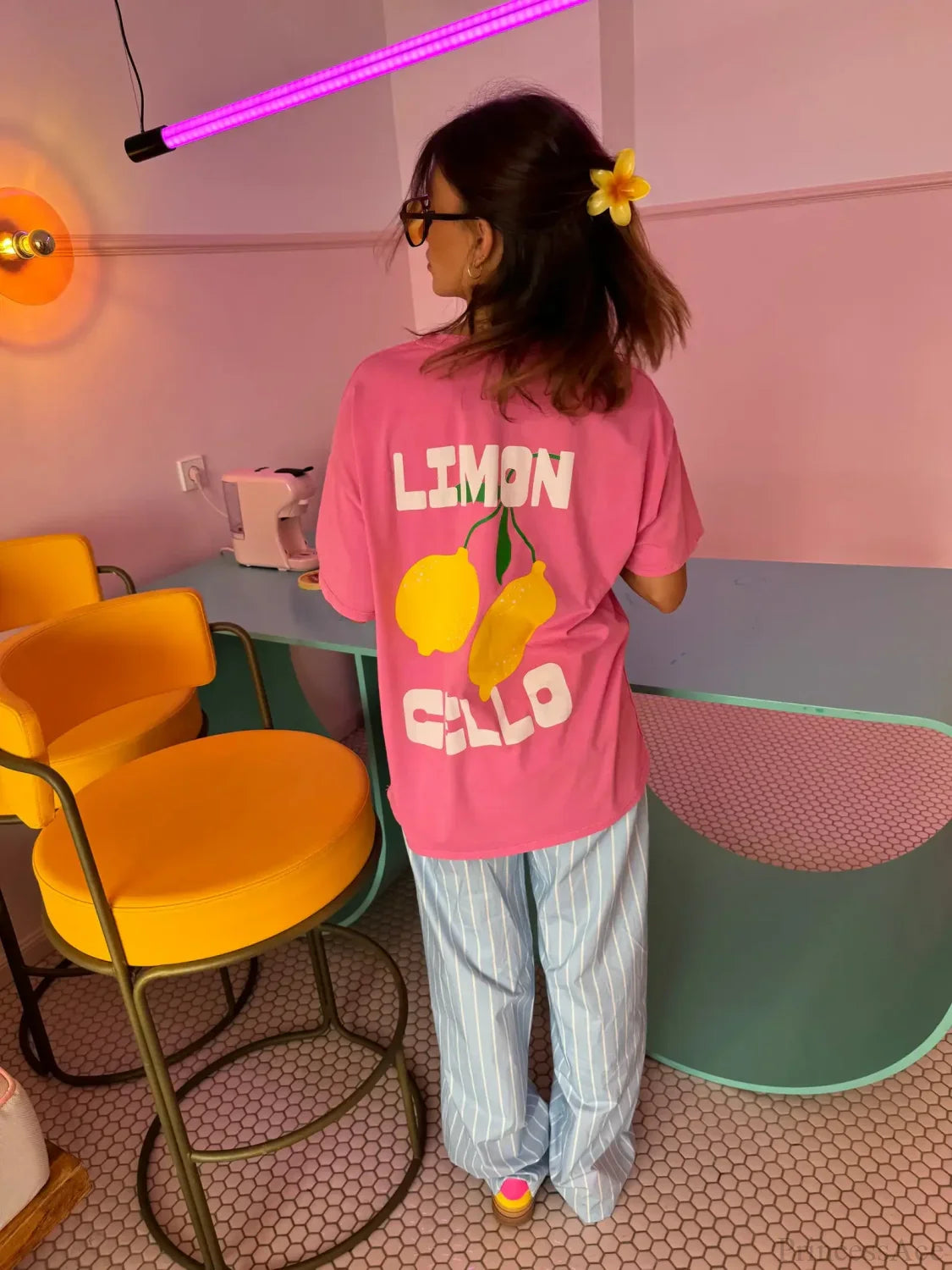 Harajuku Gothic Limoncello Graphic T-Shirt