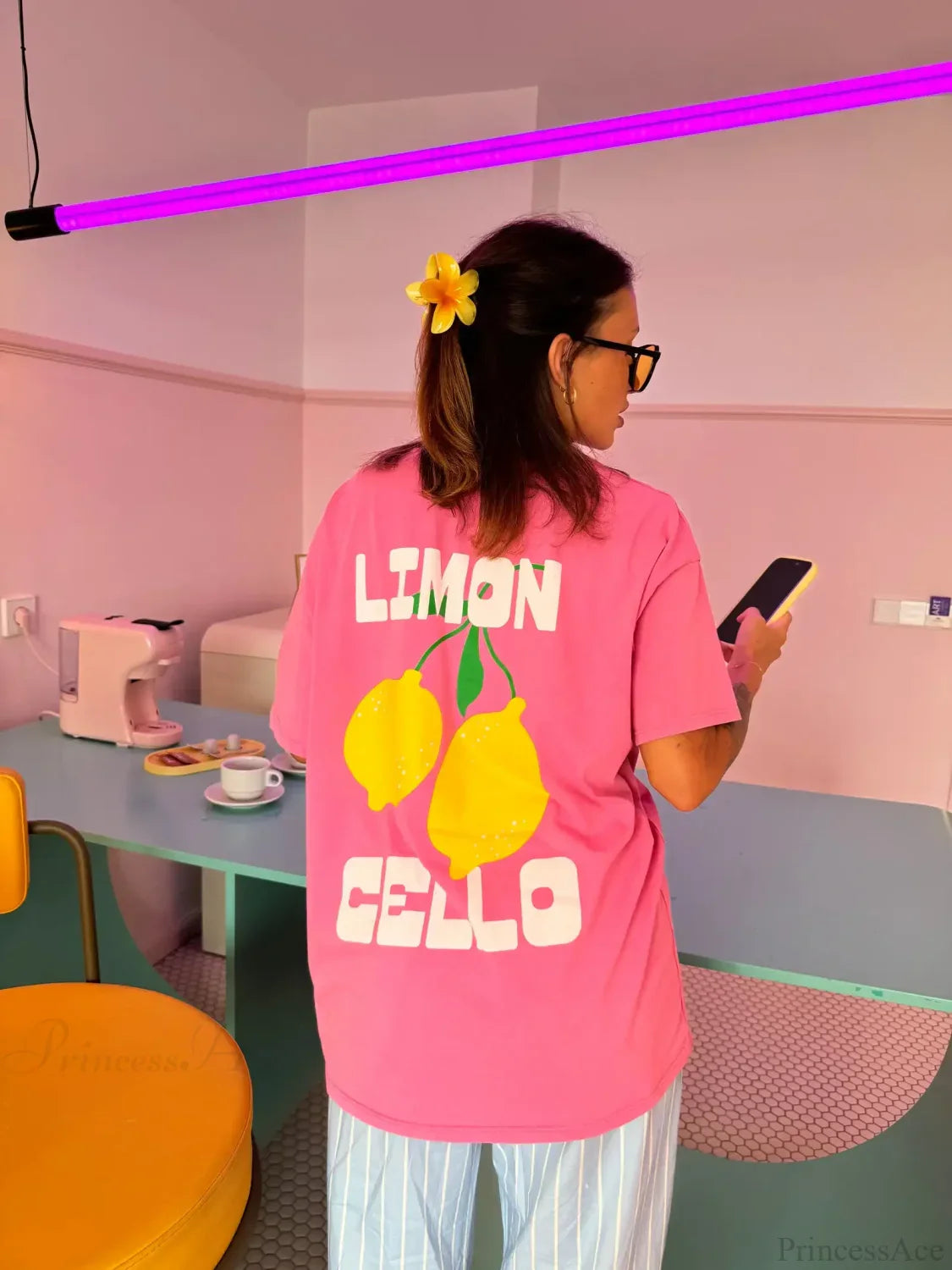 Harajuku Gothic Limoncello Graphic T-Shirt