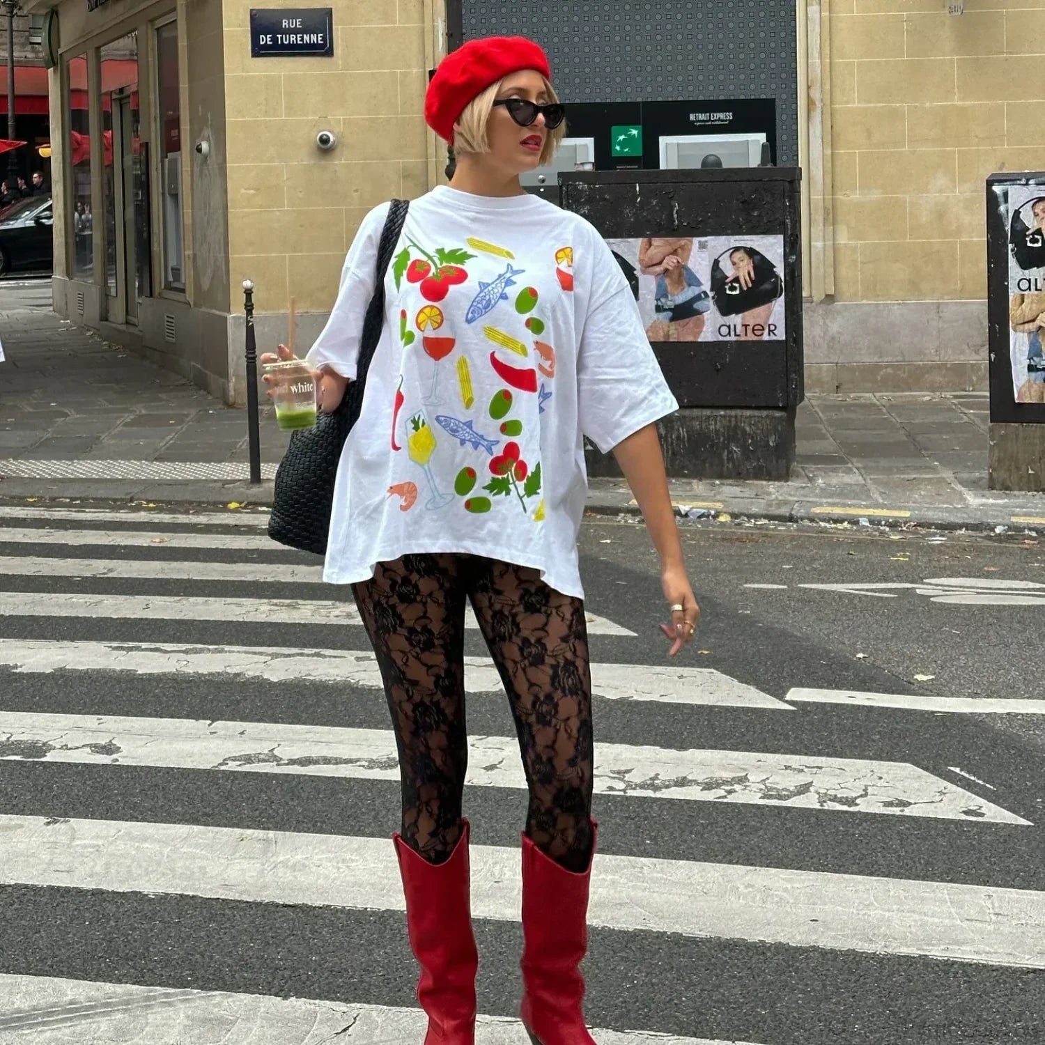 Harajuku Gothic Simple Icon Graphic T-Shirt