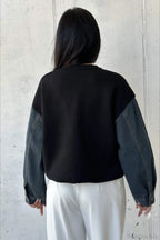 Heart Fringe Loose Knit Sweater