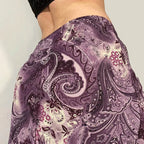 Heyoungirl Vintage Mesh Purple Skirt Low Waist Aesthetic Outfits