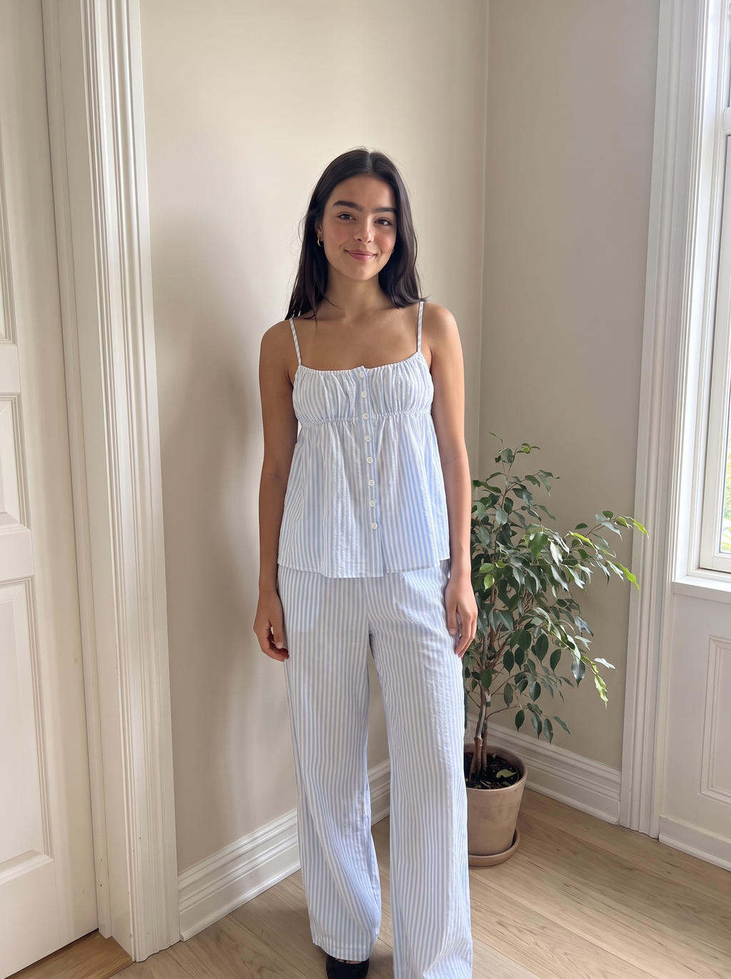 striped|Blue|front
