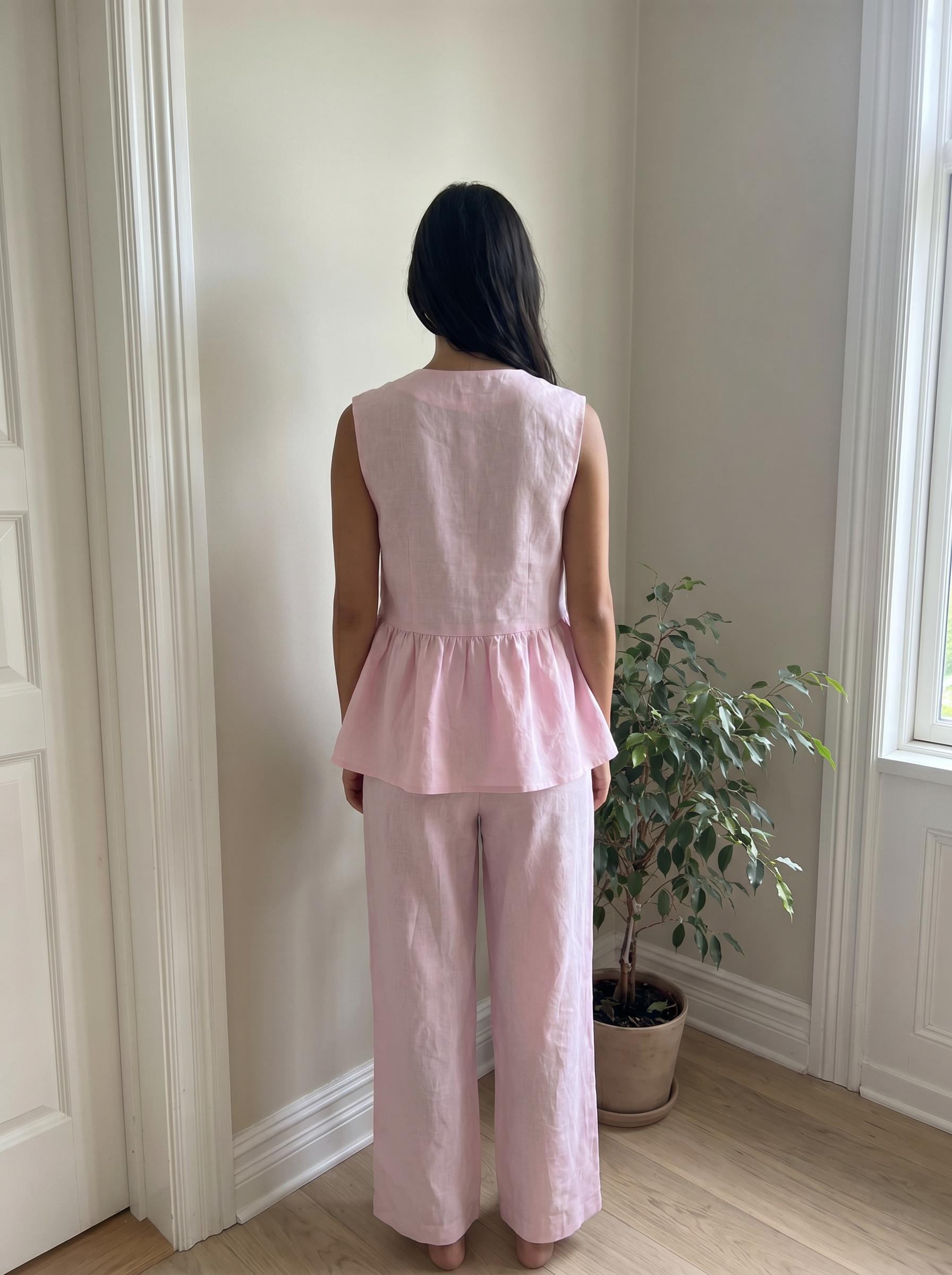cotton|Pink|back