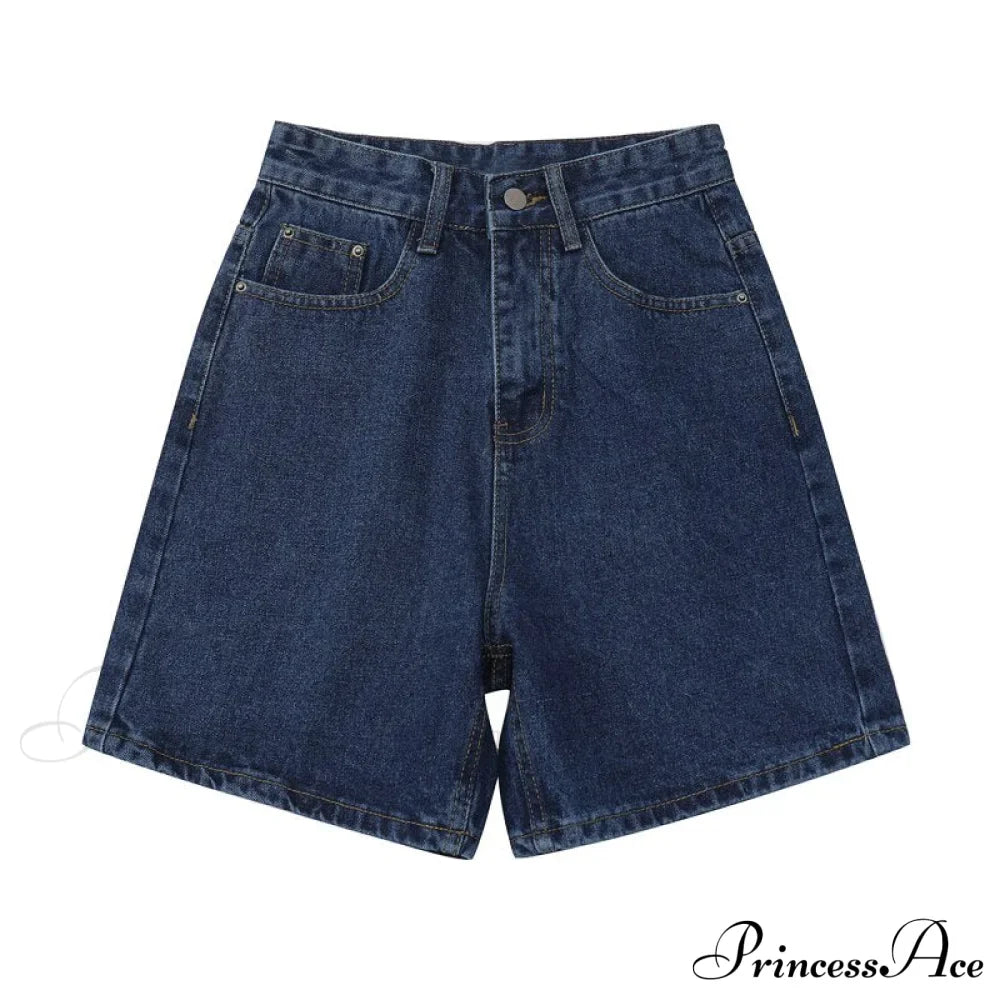 High Baggy Mom Wide Trousers Vintage Jeans Warm-Season Leg Waist Denim Straight Pants