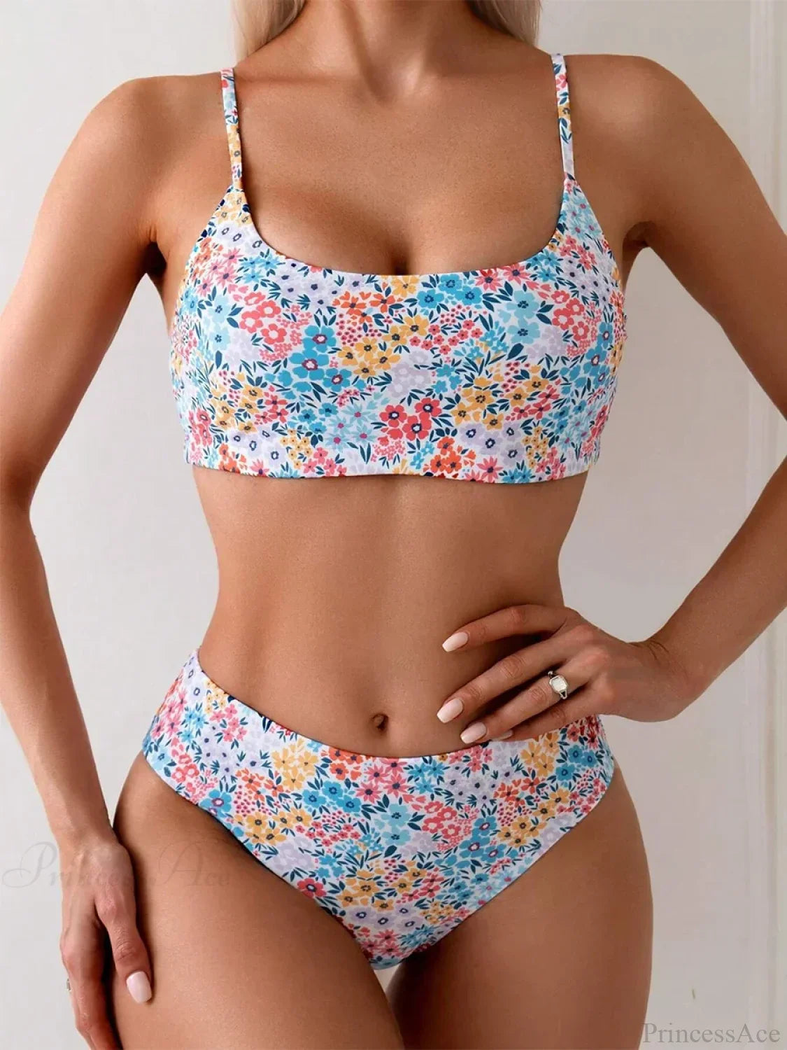 High Neck Brazilian Set Two Piece