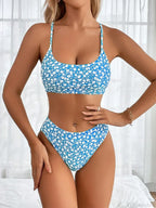 High Neck Brazilian Set Two Piece