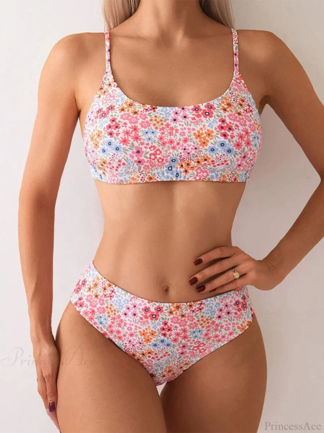 High Neck Brazilian Set Two Piece