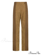 High Waist Wide Trendy Leg Pu Pants