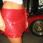 Hollow Out Sparkle Sequined Skirt