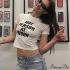 Person At Charming Work Graphic Tee