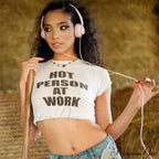 Person At Charming Work Graphic Tee