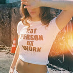 Person At Charming Work Graphic Tee