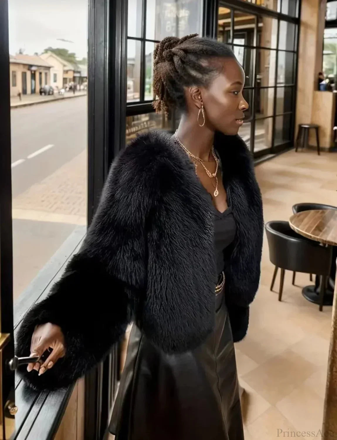 Imitation Fox Warm Elegant Coat