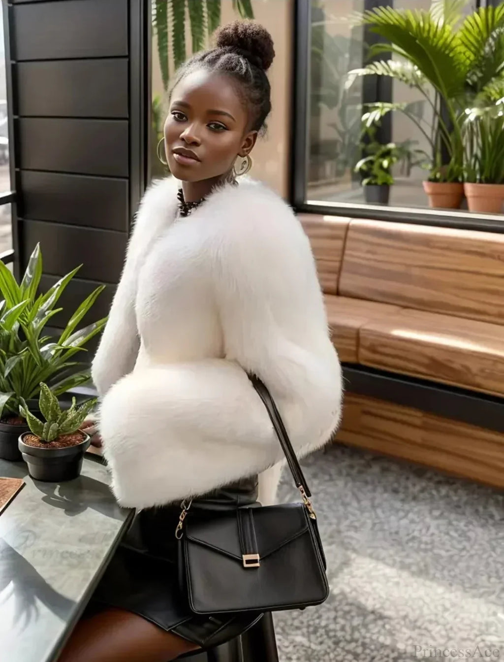 Imitation Fox Warm Elegant Coat