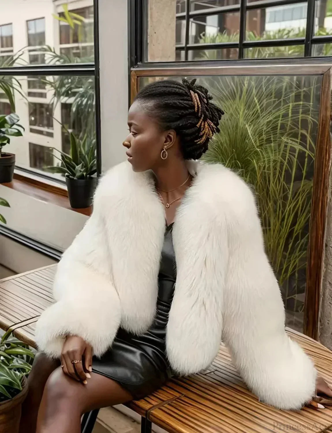 Imitation Fox Warm Elegant Coat