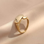 Ins Minimalist Style Irregular Open Rings