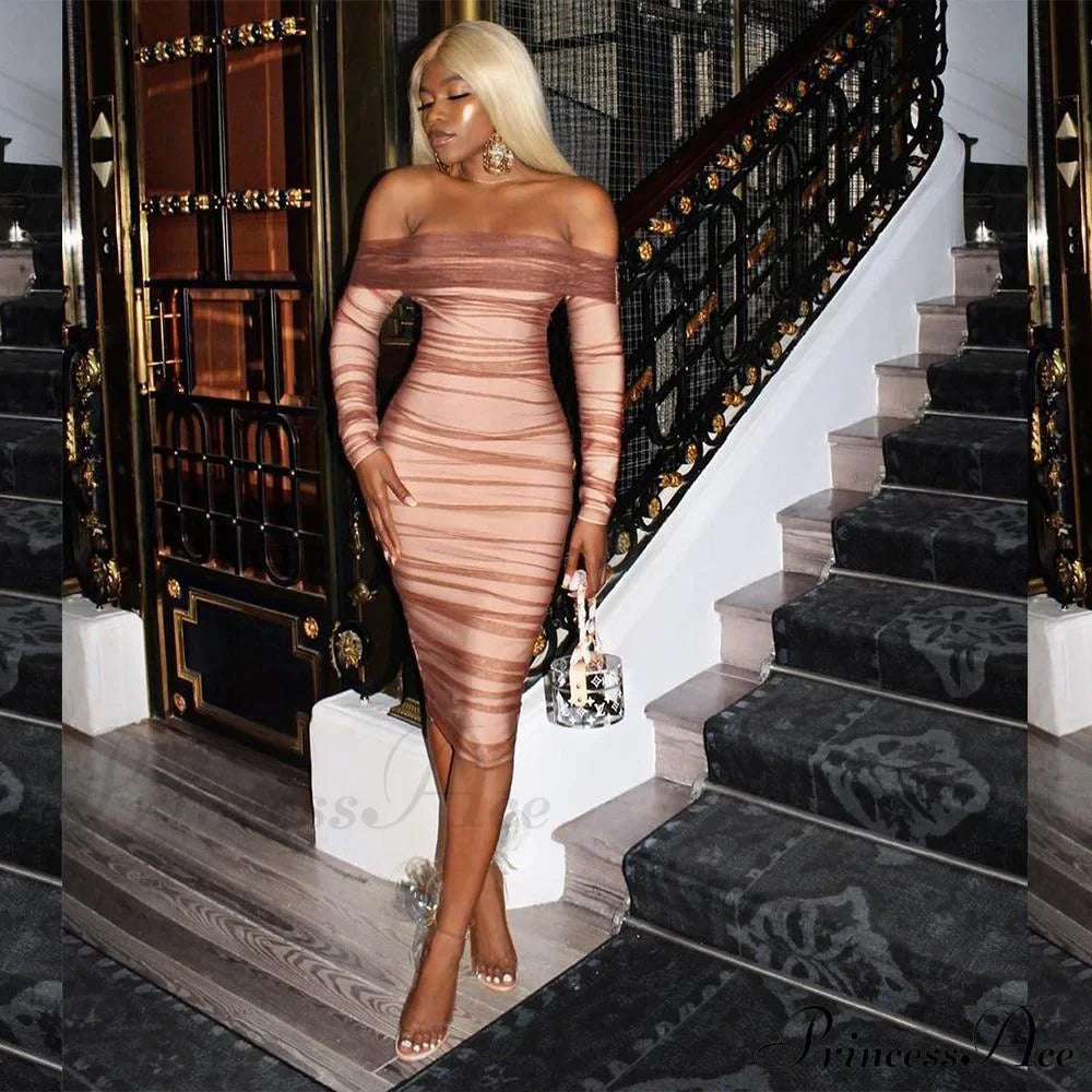 Iyana Elegant Midi Dress