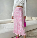 Javier Elegant Zebra Skirt