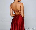 Jenny A-Line Stylish Satin Formal Dress