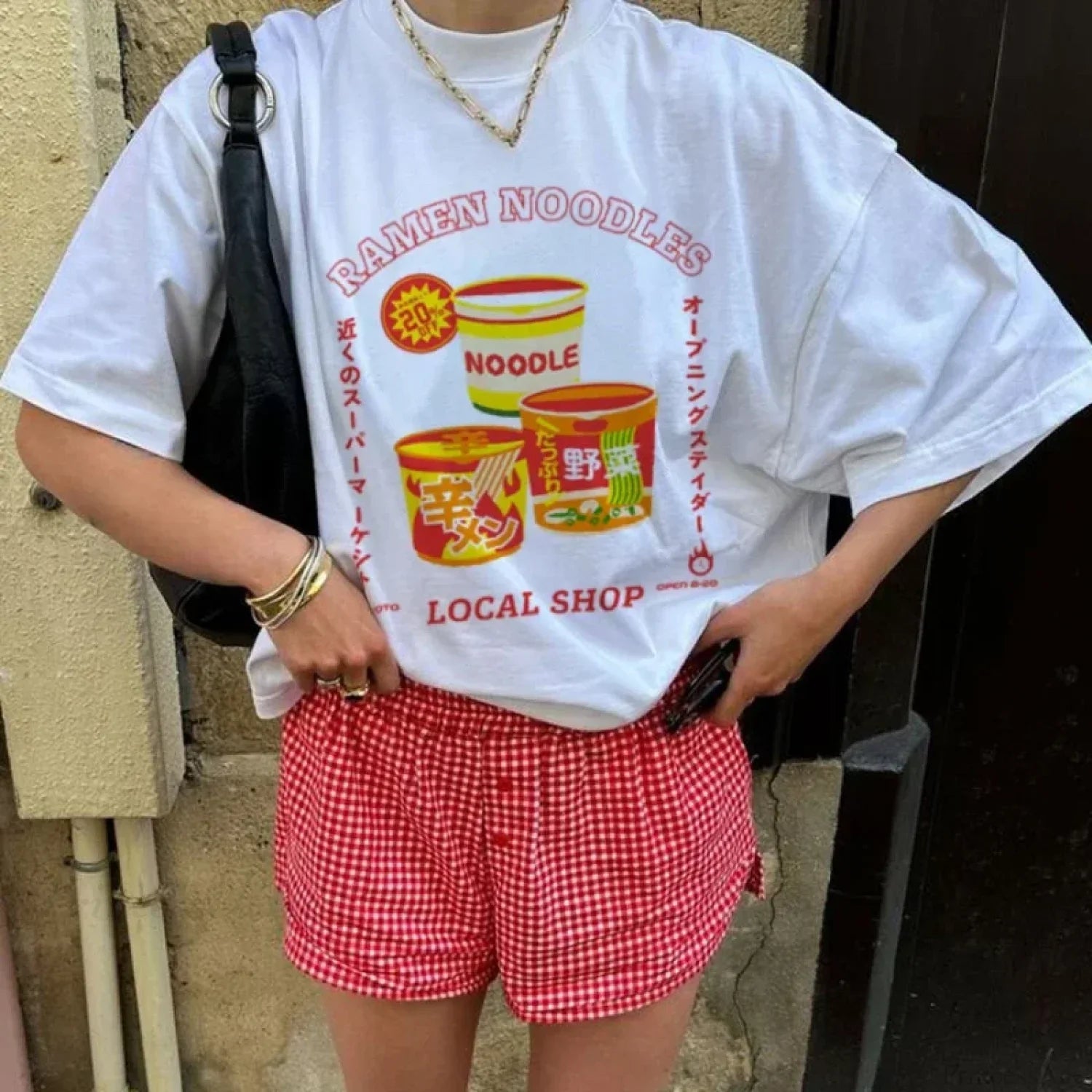 Kawaii Japanese Ramen Noodle T-Shirt