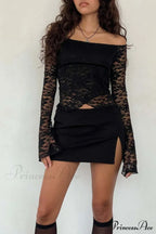 Kawila Bardot Top Charming + Skirt Set