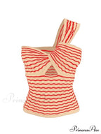 Knitted Stripe Long Trendy Sleeve Maxi Dress