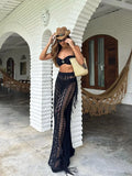 Knot Pants Bandage Three Piece Swimsuit