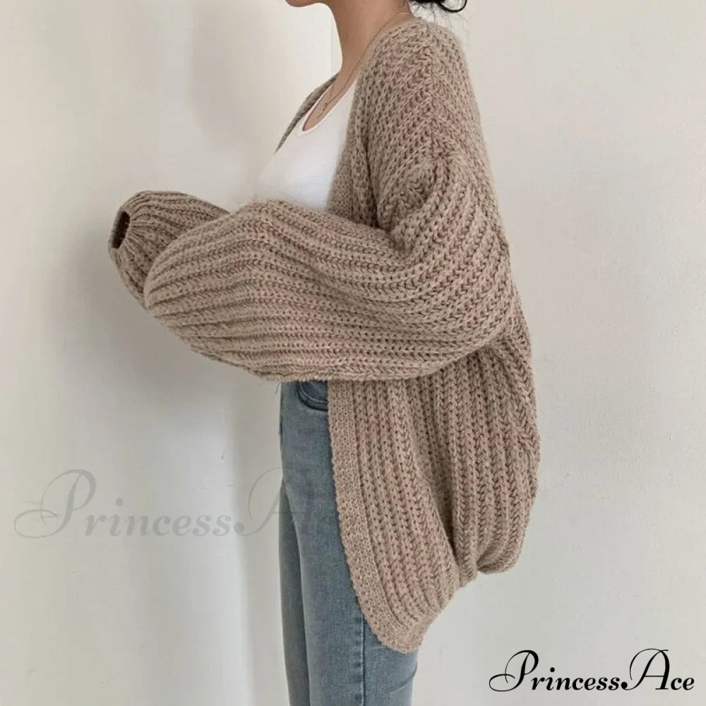 Korean Autumn Lazy Style Cardigan