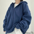 Korean Version Oversized Solid Color Hoodies