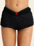 Lace Ruched Bodycon Short