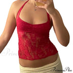 Lace Solid Basic Casual Slim Fit Summer Stylish Elegant Crop Top