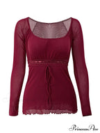 Lace Trim Graceful Strapless Corset Top