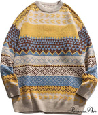Autumn/Winter Retro Striped Sweater