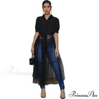 Long Solid Color Casual Dress