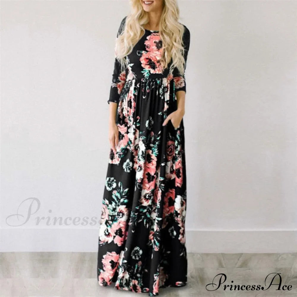White Maxi Evening Party Dress