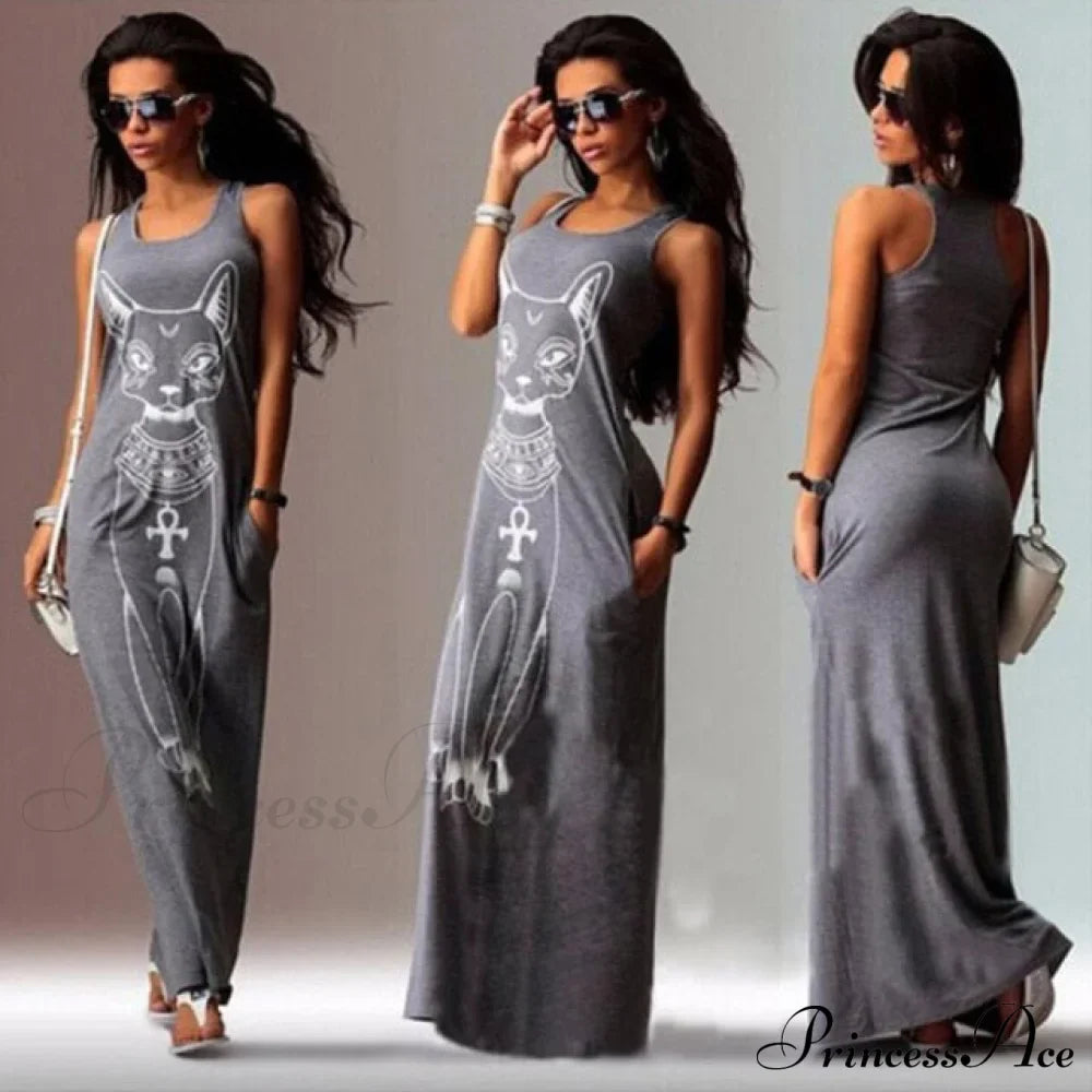 White Maxi Evening Party Dress