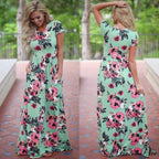 White Maxi Evening Party Dress