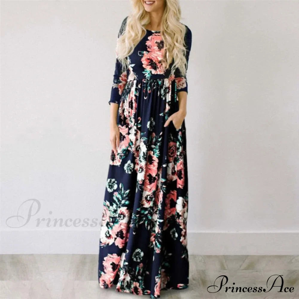 White Maxi Evening Party Dress