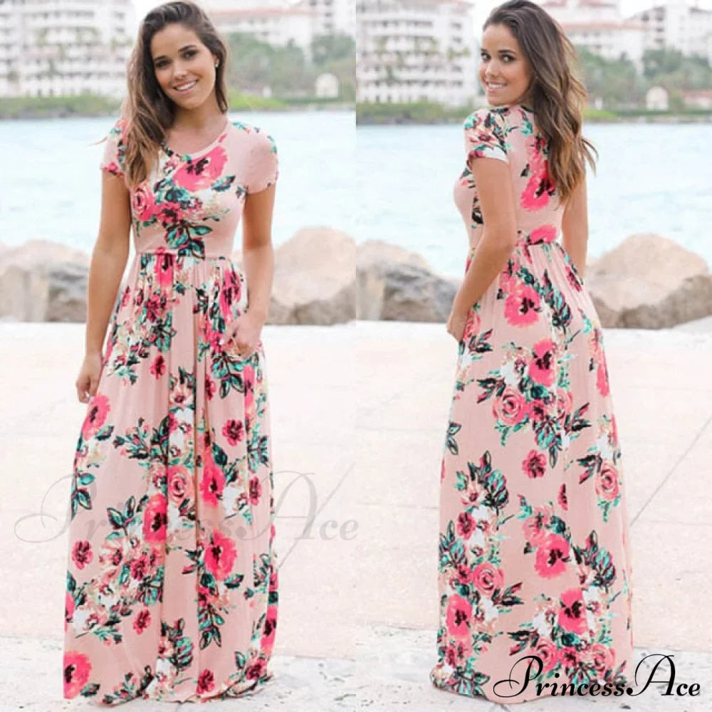 White Maxi Evening Party Dress